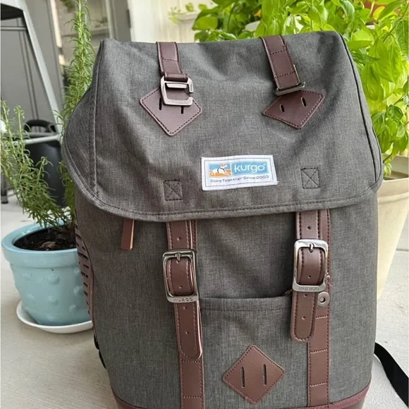 Gray and Brown Pet Carrier Backpack - Picture 7 of 11